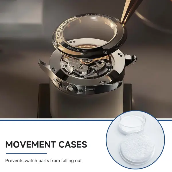 Transparent Acrylic Watch Movement Case for NH35A - Image 4