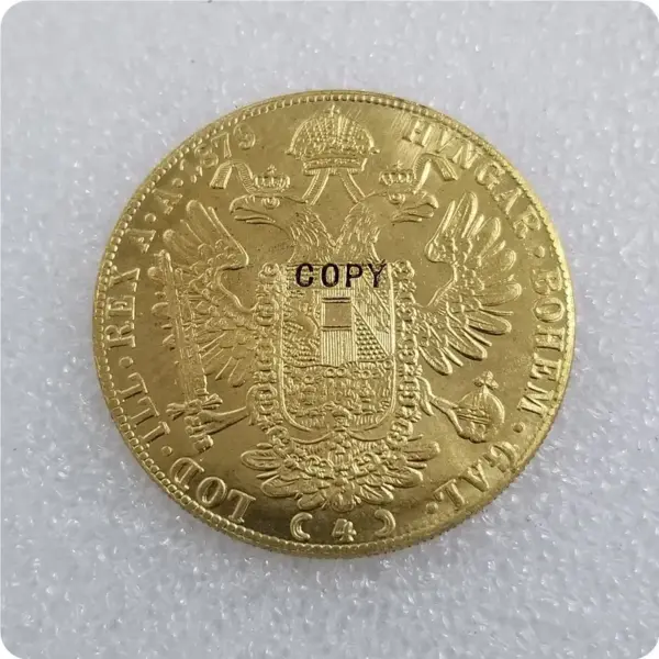 Austria 4 Ducat Gold Replica Coins 1873-1915 - Image 10