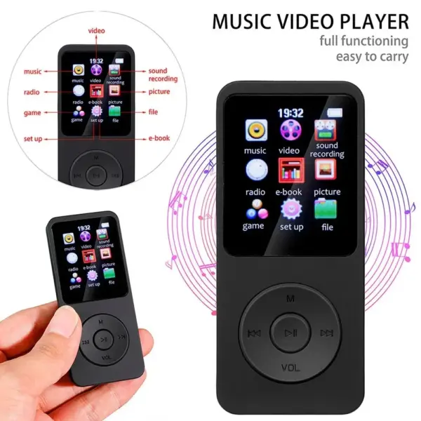 1.8 Inch Bluetooth MP3 Player with FM Radio - Image 5