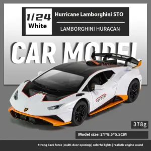 1:24 Lamborghini Huracan STO Diecast Model 22 S69464c49931a4090bf54ab1a265a04c7O