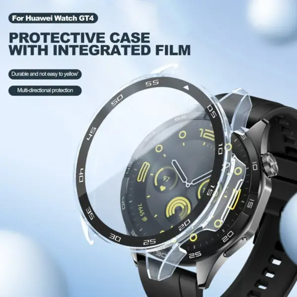 Tempered Glass & Case for Huawei Watch GT4 46mm - Image 2