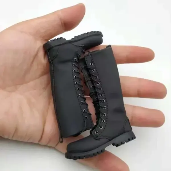 1/6 Scale Male Soldier Combat Boots for 12in Dolls - Image 4