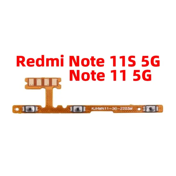 Xiaomi Redmi Note 11S Power and Volume Flex Cable Replacement - Image 4