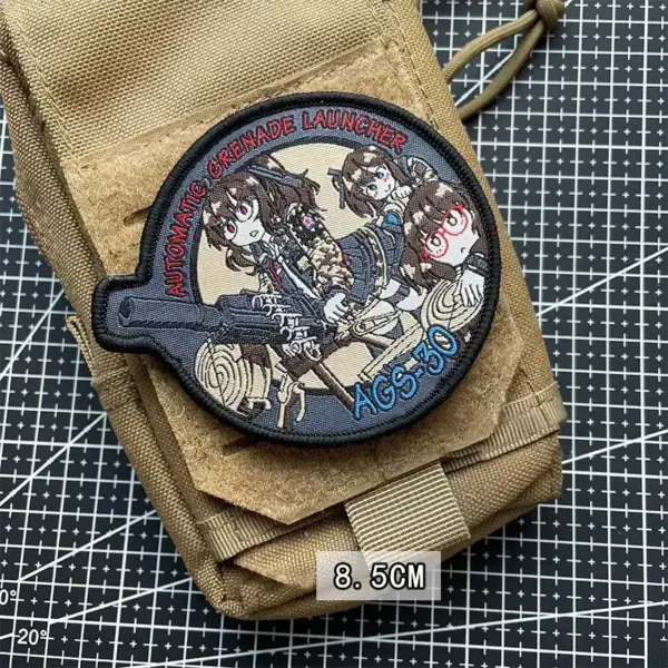 Girl Frontline 9A91 Team Morale Patch AGS-30 Badge - Image 3