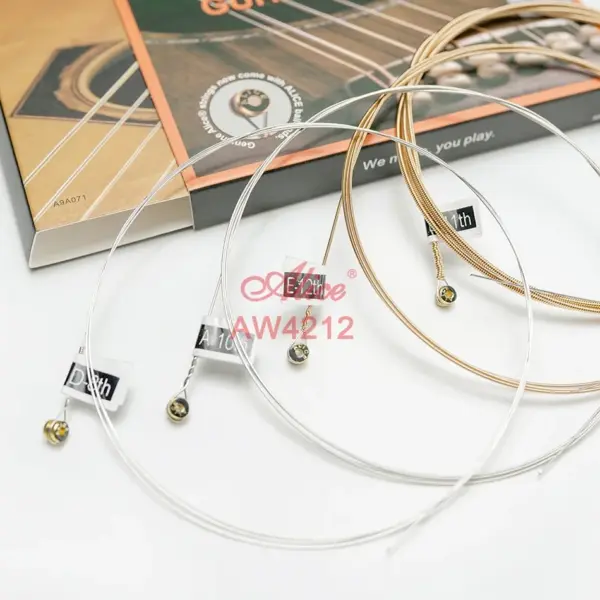 Alice AW4112 AW4212 Bronze 12-String Guitar Strings - Image 4