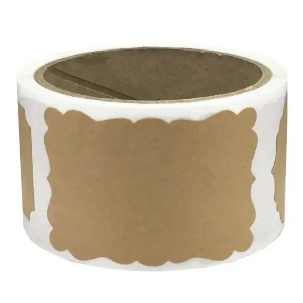 100 Pieces Kraft Label Stickers for Crafts and Packaging - Image 4