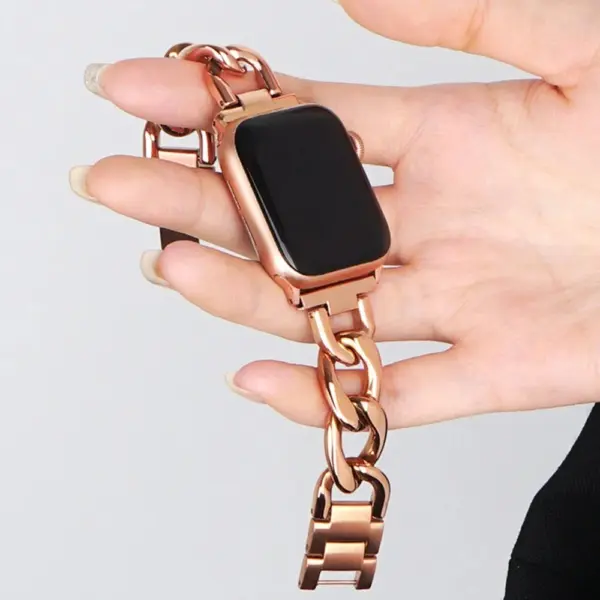 Luxury Stainless Steel Apple Watch Band 38-44mm - Image 3