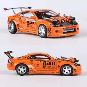 YS 1:64 Silvia S15 Diecast Model Car 10 S69f2c129e285440791cc02f3c039c85cF