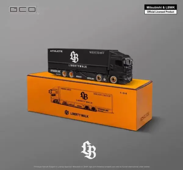 GCD 1:64 Spread-Wing Container Truck Model - Image 4