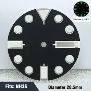 Men's Watch Dial NH35Nh36 Luminous Sterile Model 188 S6a2ad33b34214de3903560d75899d3d4U