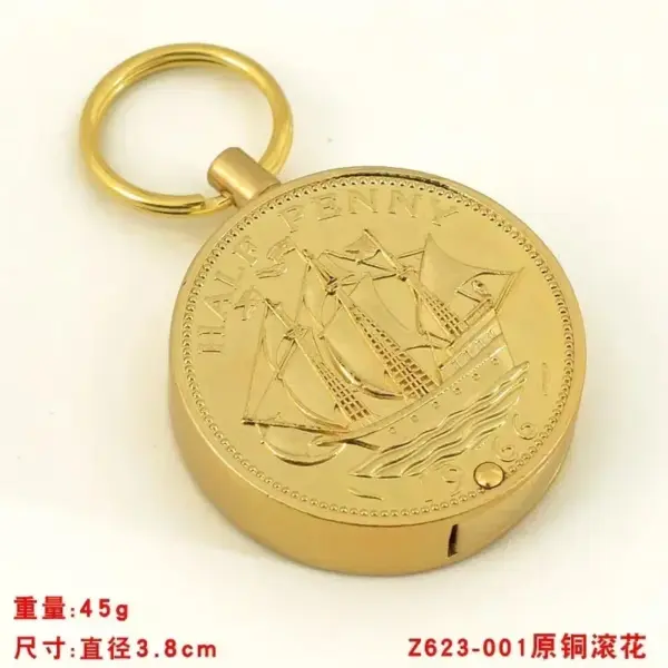 ZORRO Retro Coin Keychain Kerosene Lighter Collection - Image 7