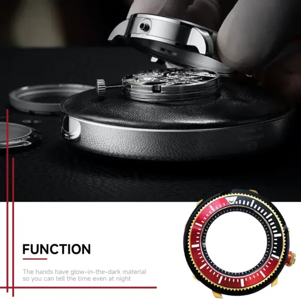 45mm Stainless Steel Watch Case NH35 NH36 Model - Image 6
