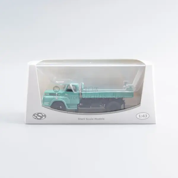 1:43 Diecast Alloy CSEPEL D-450B Hungarian Dump Truck Model - Image 7