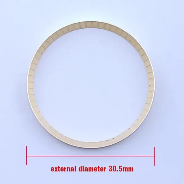 30.5mm Gold/Rose Gold Copper NH35 Ring - Image 4