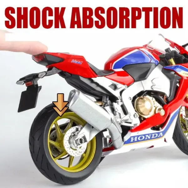 1/9 Honda CBR 1000RR HRC Diecast Motorcycle Model - Image 5