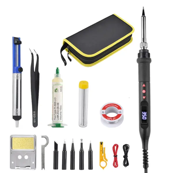JCD 80W Digital Soldering Iron Kit with LCD Display - Image 16