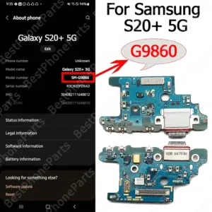 Samsung Galaxy S20 Ultra S20 Plus S20+ Charging Port Repair Socket 22 S6b8789171f174bbb9088163f9a401e54y 6