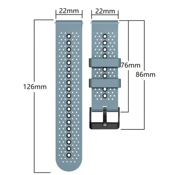 22mm Silicone Replacement Strap for KOSPET TANK T3 M3 - Image 3