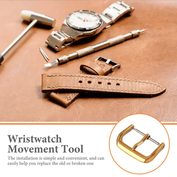 Universal Stainless Steel Watch Strap Buckle - Image 2