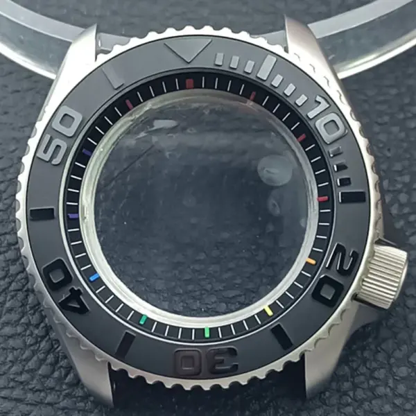 41.5mm Sapphire Crystal Watch Case for NH 35/36 Black Matte Finish - Image 63