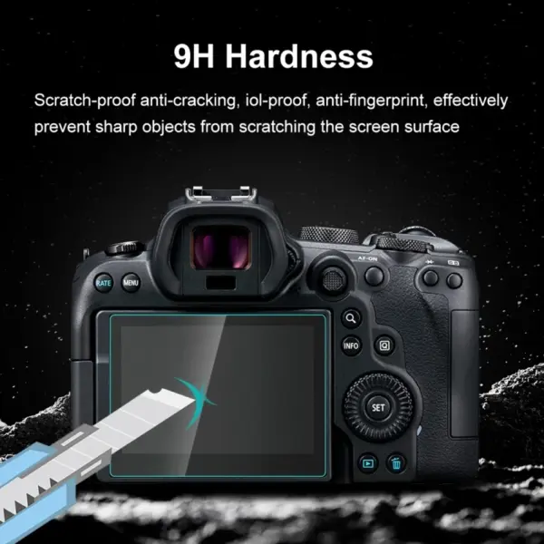 PULUZ Tempered Glass Screen Protector for Canon EOS R6 - Image 3