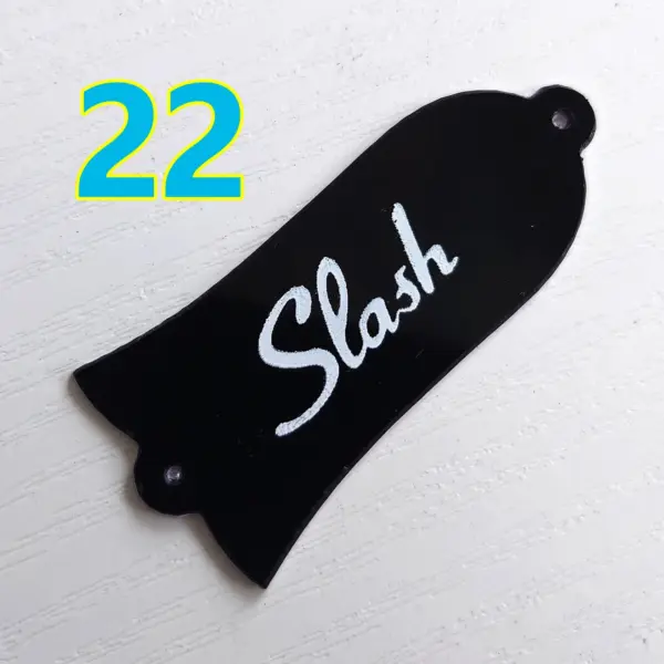 Black 2-Ply Guitar Truss Rod Cover for LP & SG - Image 11