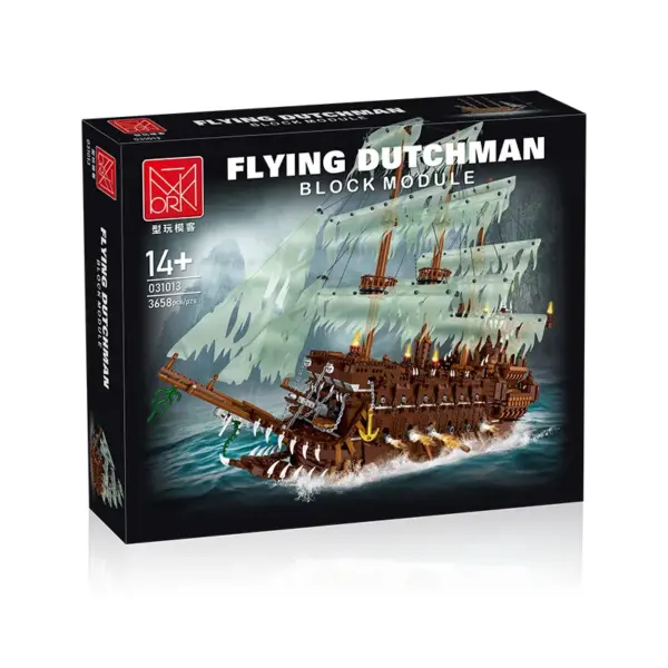 Flying Dutchman Pirate Ship Building Blocks Set - Image 6