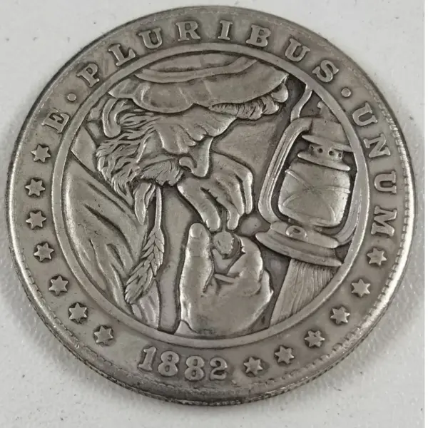 Replica US 8 Coin Set with Vintage Designs - Image 2