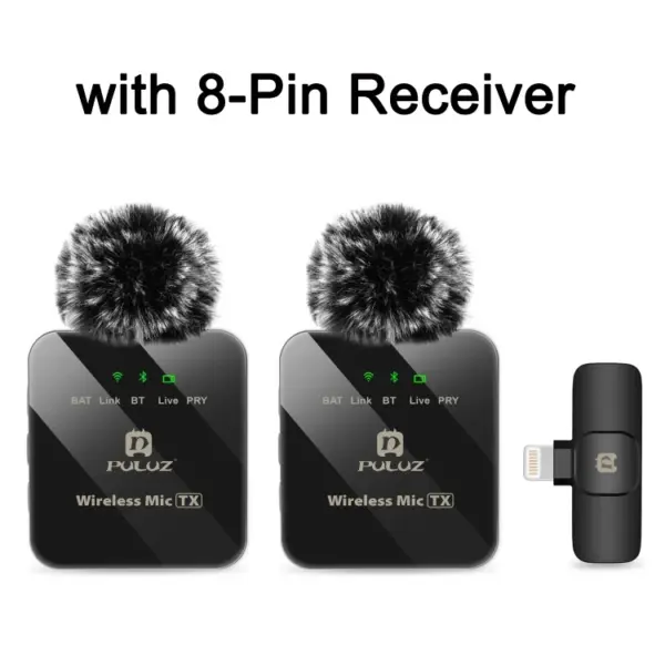PULUZ Wireless Lavalier Microphone for iPhone/iPad/Type-C - Image 8