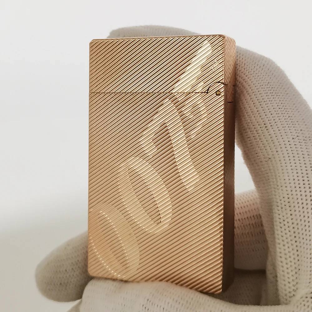 Luxury Brass 007 Engraved Gas Lighter Model #053 2 Luxury Brass 007 Engraved Gas Lighter Model #053 - Image 2