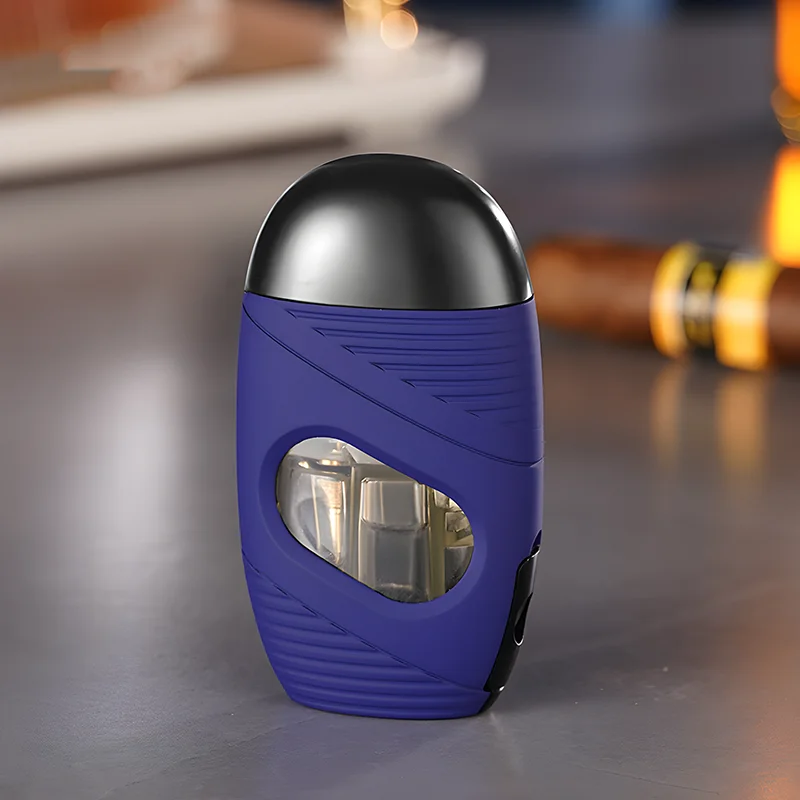 Visible Gas Windproof Cigarette Cigar Lighter Blue Flame Torch 11 Visible Gas Windproof Cigarette Cigar Lighter Blue Flame Torch - Image 11