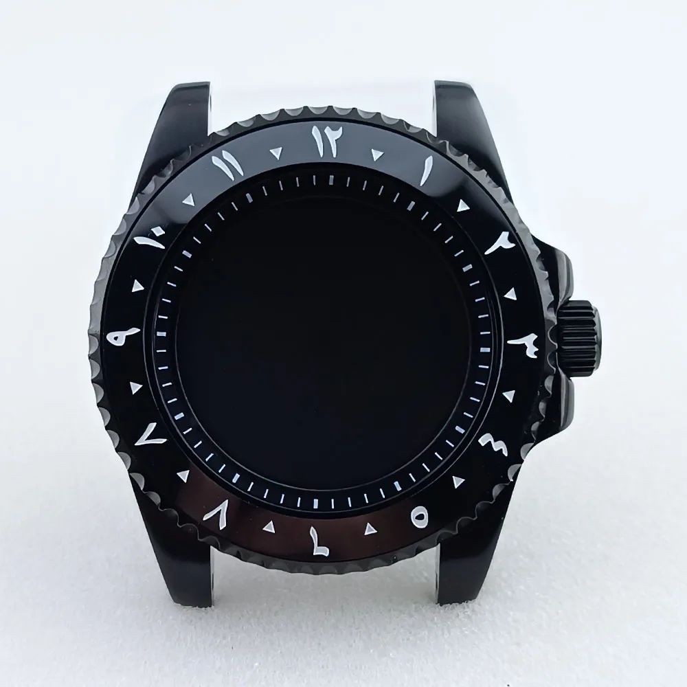 GMT Black Watch Case for NH34/NH35/NH36 Movements 63 GMT Black Watch Case for NH34/NH35/NH36 Movements - Image 63