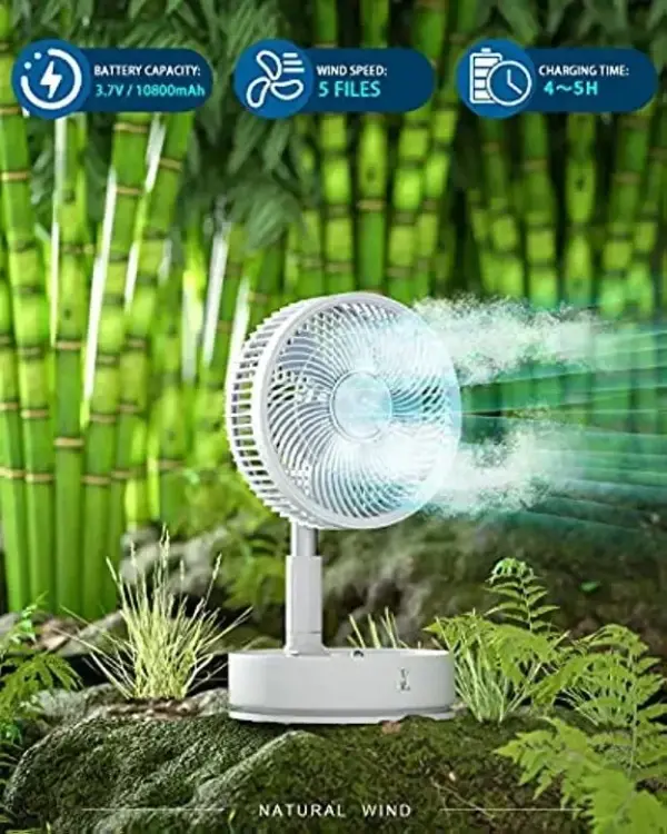 Xiaomi Portable Adjustable Floor Fan 3-Speed - Image 3