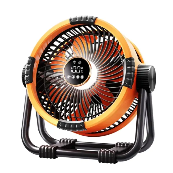 Portable Camping Fan with 20000mAh Battery and LED Light - Image 7