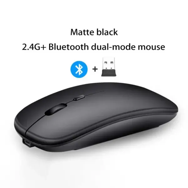 DIXSG Bluetooth Rechargeable Dual Mode Mouse for Laptop and iPad - Image 7