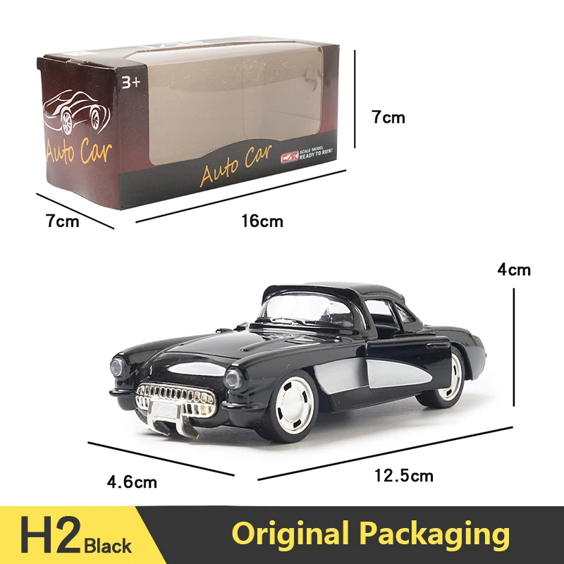 1:32 Alloy Diecast Chevy Corvette C1 1957 Model Car 10 1:32 Alloy Diecast Chevy Corvette C1 1957 Model Car - Image 10