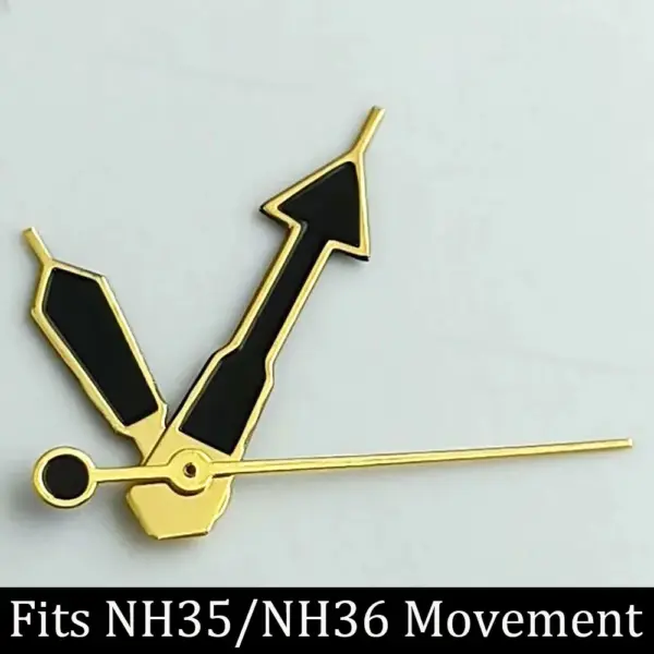 28.5mm Green/Black Dual Calendar Watch Dial for NH36 - Image 35