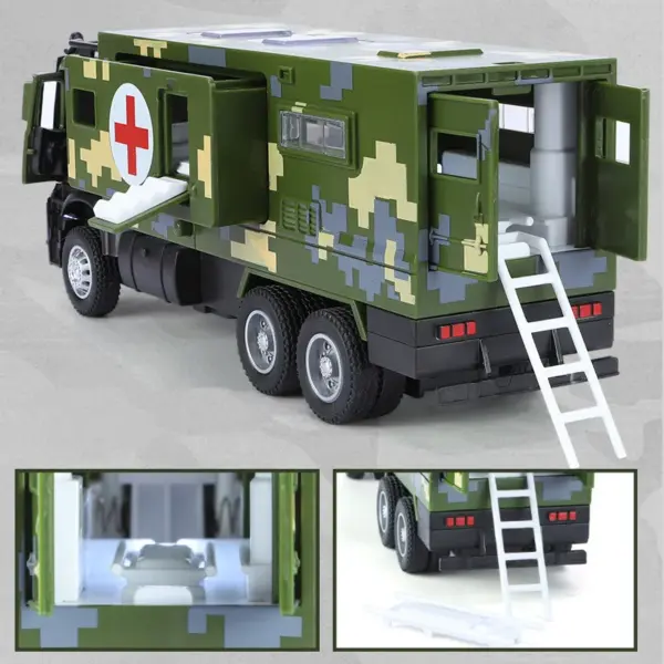 35 Alloy Rescue Medical Car Model for Collectors - Image 4