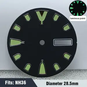 Men's Watch Dial NH35Nh36 Luminous Sterile Model 194 S6dd5a5181a7b4cbebf909fa2a9337e985