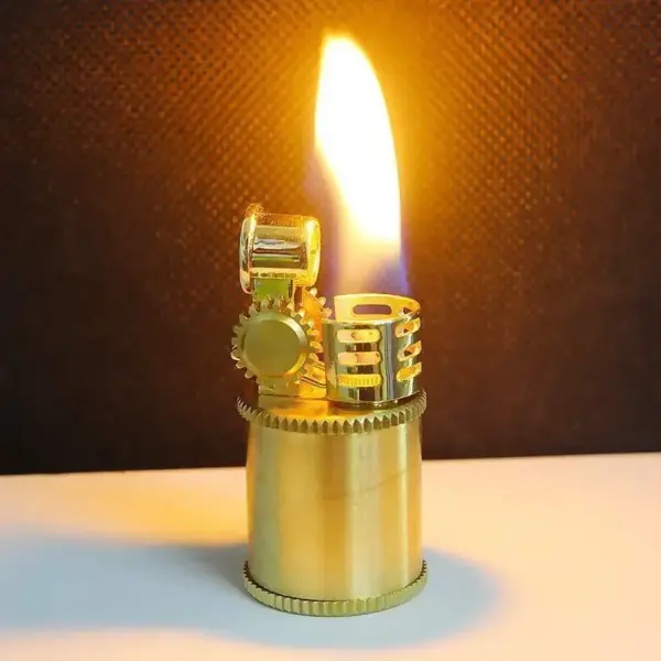 ZORRO Brass Kerosene Lighter Retro Portable Gadget - Image 3