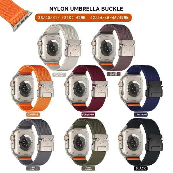 Trail Loop Nylon Strap for Apple Watch Ultra 2 49mm - Image 2