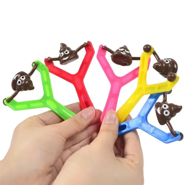 12PC Funny Poo Slingshot Toy Set - Image 7