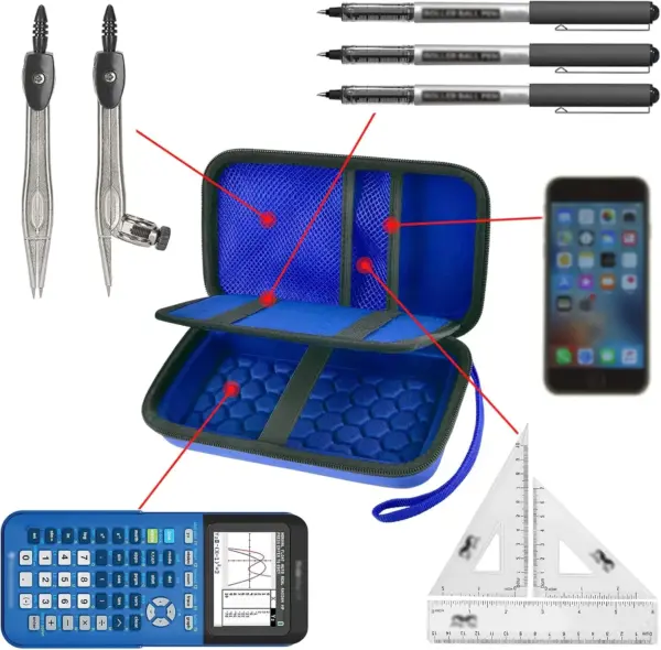 Graphing Calculator Storage Case for TI-84 Plus/TI-83 Plus CE - Image 4