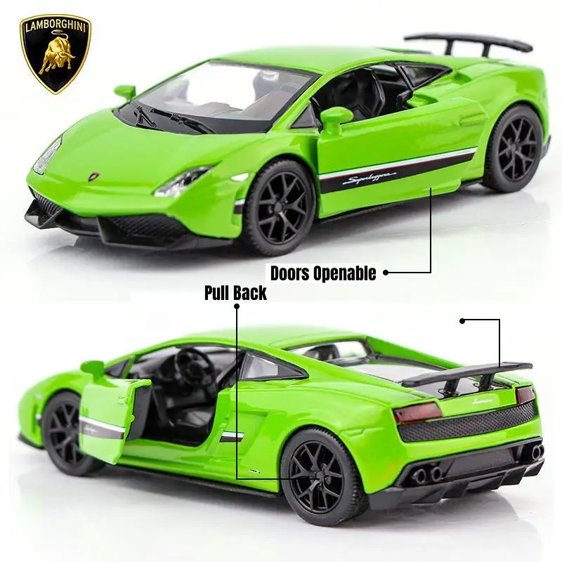 1/36 Lamborghini Super Sport Diecast Model Toy 3 1/36 Lamborghini Super Sport Diecast Model Toy - Image 3