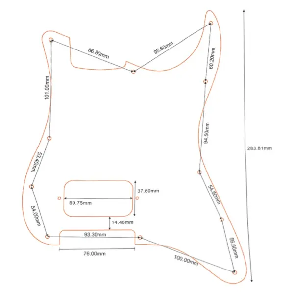 Pleroo Fender Strat Tom Delonge Pickguard Set - Image 6