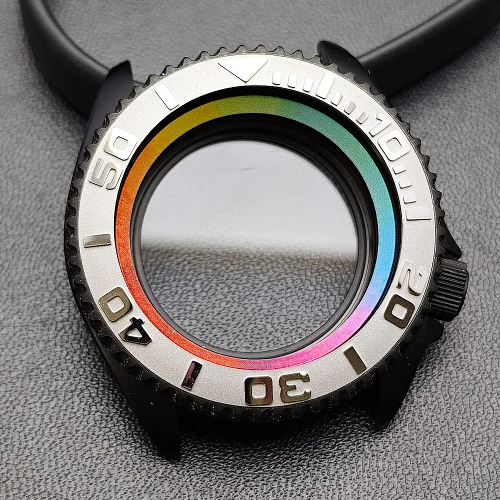 42mm Black Matte Watch Case for NH35 Movement 131 42mm Black Matte Watch Case for NH35 Movement - Image 131