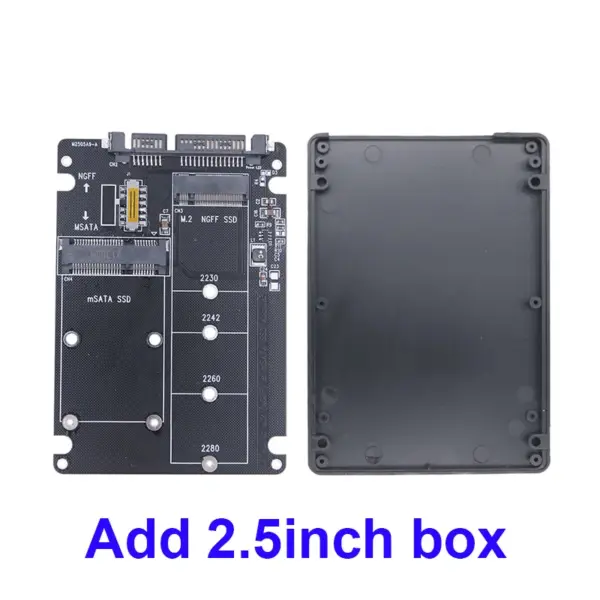 M.2 NGFF MSATA to SATA Adapter with Dual Disk Switch - Image 7
