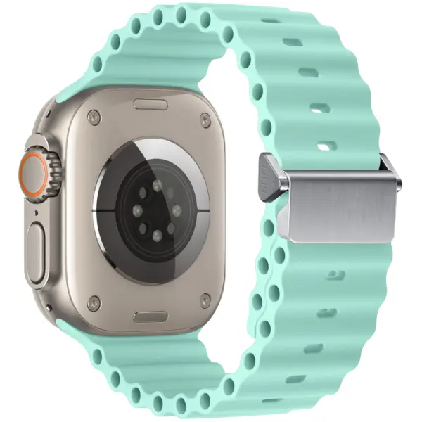Silicone Ocean Strap for Apple Watch Ultra Series - Image 9