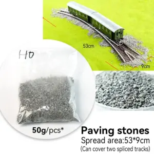 1/87 Scale Narrow Gauge Railway Curved Track Set 48 S6f09753c80fb48e2bb554750bd8817b1P 1