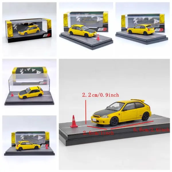 1/64 CIVIC TYPE R EK9 Custom Diecast Model - Image 9